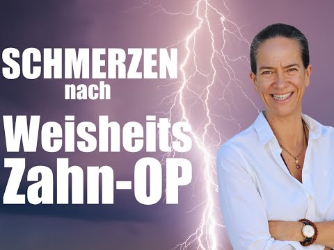 SCHMERZEN nach WEISHEITSZAHN-OP: was ist NORMAL?