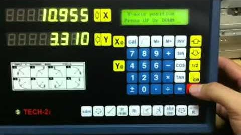TDS-2i DRO -Parameter Setup - TheDROstore.com mTECH TECH 2i