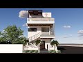 Walkthrough of g2 residential duplex building exterior  interior design srnrarchitects