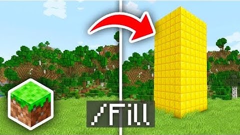 How To Use Fill Command In Minecraft - Java & Bedrock