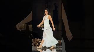 Kendall Jenner walking for L’Oréal Paris