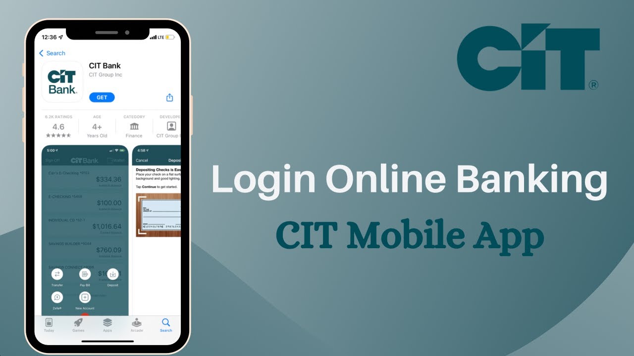 CIT Bank Online Login Mobile Banking Sign On YouTube