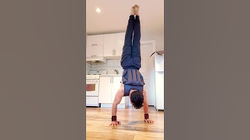 Weighted Handstand Push Ups - 45 lbs x 3 reps