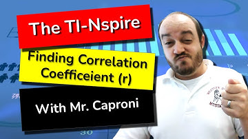 Finding the Correlation Coefficient (r) on the TI-Nspire