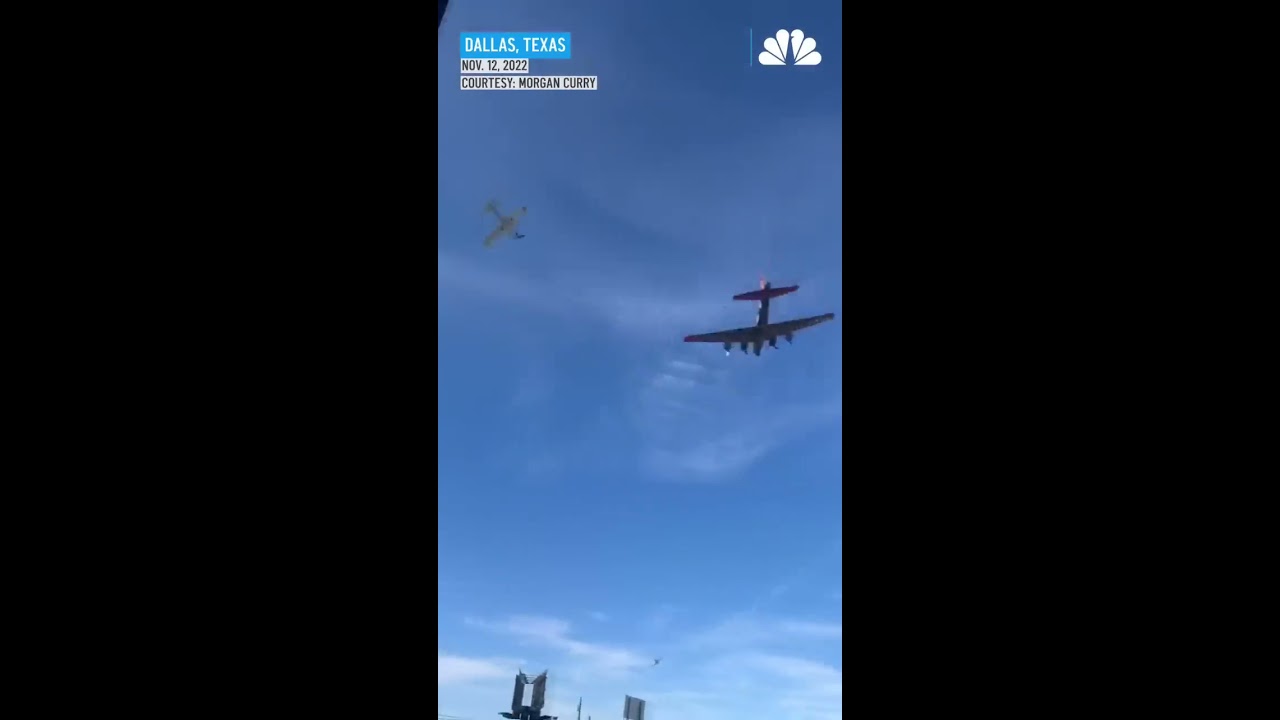 Two Military Planes Crash Mid Air During Show At Dallas Executive Airport Shorts