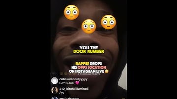 Rapper Drops His Opp’s Location On Instagram Live
