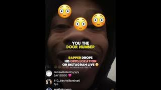 Rapper Drops His Opp’s Location On Instagram Live