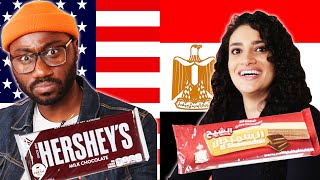 Americans & Egyptians Swap Snacks