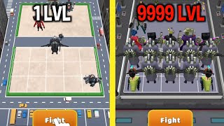 MAX LEVEL in Toilet Monster: Merge War Game