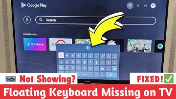 Fix Floating Keyboard Not Working on Android TV 💡 | Smart TV On-Screen Keyboard Problem Fixed