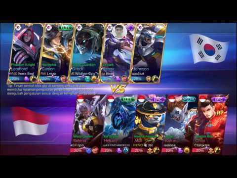 MLB Mobile Legends:Indonesian VS Korea