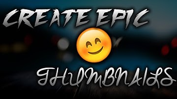 How To Make Thumbnails For YouTube Videos With Photoshop 2015/2016!
