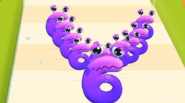 Number run merge 3d math, alphabet lore run Gameplay Walkthrough Android, iOS #123456789