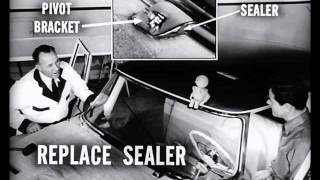 Chrysler Master Tech - 1954, Volume 8-1 Windshield and Headlining Service