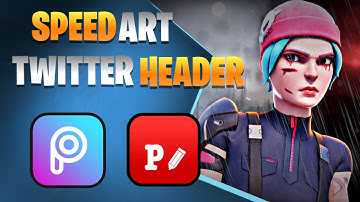 How I Made This Twitter Header (Fortnite Header Speedart #1)