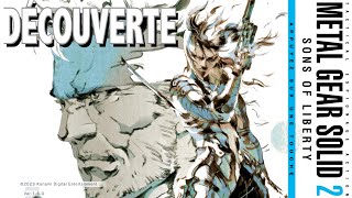 METAL GEAR SOLID 2 SONS OF LIBERTY Remaster HD - DÉCOUVERTE - TANKER #1 4K