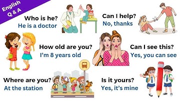 Daily Use English Question Answers | Fun Learning Question Answers