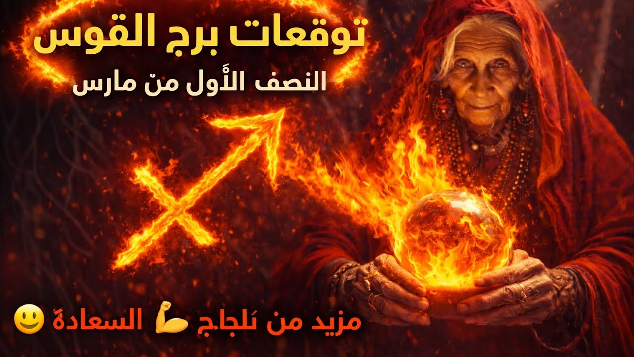 برج القوس ♐ قراءه توقعات عامه اسبوعيه برج القوس ♐ النصف الأول من مارس الخميس ٣/٥الي٣/١١♐