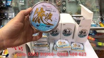 Cước làm trục câu đơn thiết kế 3D tàng hình trong nước siêu dai bền dài 100m, Đệ nhất kình ngư