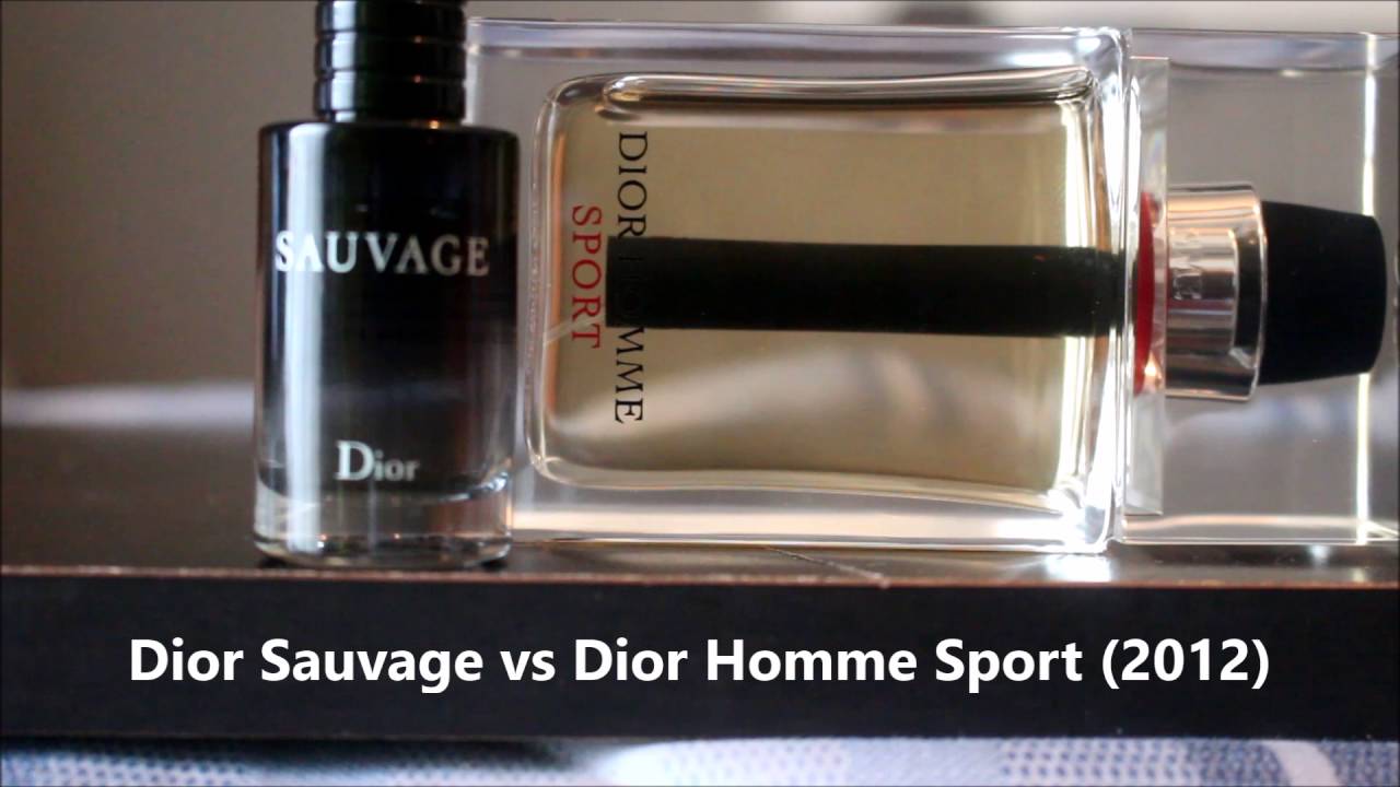 Dior Sauvage vs Dior Homme Sport (2016 