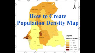Calculate and Prepare Population Density Map in ArcGIS