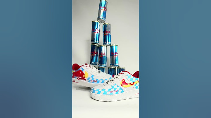 Tênis Nike Air Force Red Bull #custom  #nike #nikebrasil #airforce #redbull #redbullenergydrink