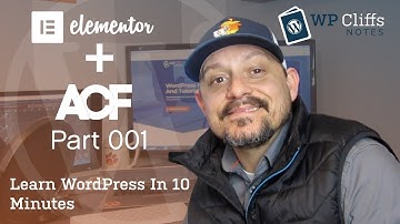Elementor Page Builder & Advanced Custom Fields  ACF 2019 Part 001