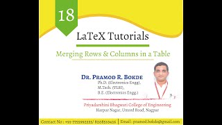 Merging rows and columns in a table
