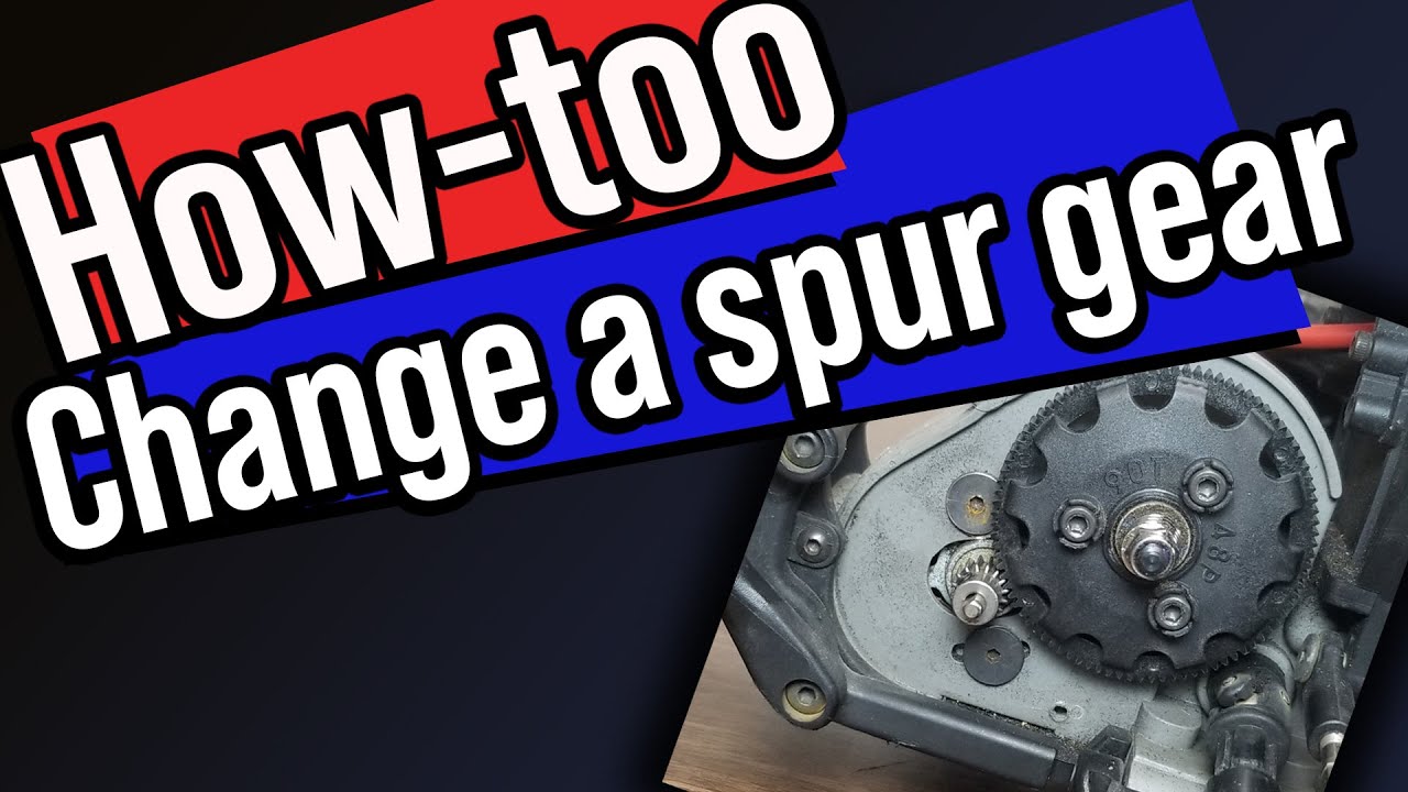 How to change the spur gear: A Hobby 365 video.