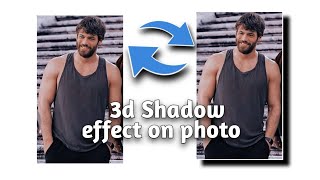 3D Shadow photo Editing | Shadow behind the image | PixelLab Tutorial screenshot 3