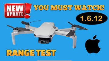 DJI FLY APPS V. 1.6.12 RANGE TEST | DJI MINI 2( IOS)