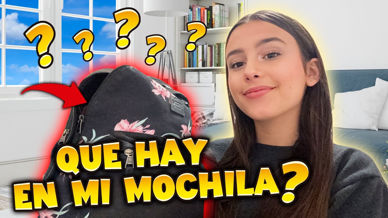 QUE HAY EN MI MOCHILA DEL COLE 😂