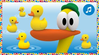 🦆 CANCIONES INFANTILES de POCOYÓ 🦆 - 5 Patitos Salieron a Pasear | Caricaturas y dibujos animados Resimi