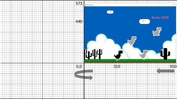 Using a genetic algorithm as a gameplay mechanic to play Chrome Dino game
