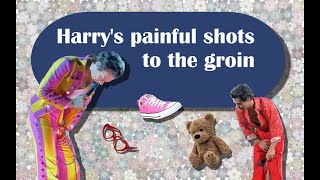 Harry Styles - Doubled over in pain, keeps performing (#harrystyles #groin #pain)