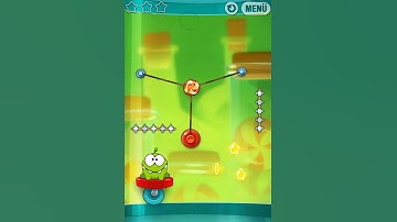 Cut The Rope Experiments 3 Stars Level 3-2 - Sticky Steps - Klebrige Fährten