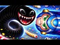 Black Killer Worm vs Pro Player Epic Battle | Crazy HDR Fight 🔥 #shorts #gaming #wormzone