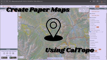 How to Create Your Own Paper Map Using CalTopo!