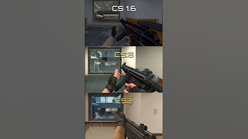 CS 1.6 vs CS:S vs CS2 (SMGs)