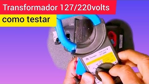 Como testar transformador de forma rápida com multimetro digital