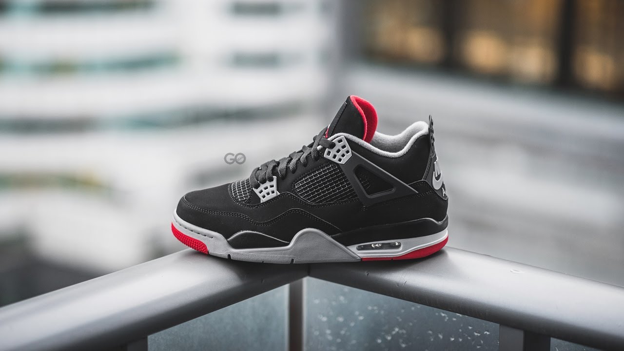 nike air jordan retro 4 bred