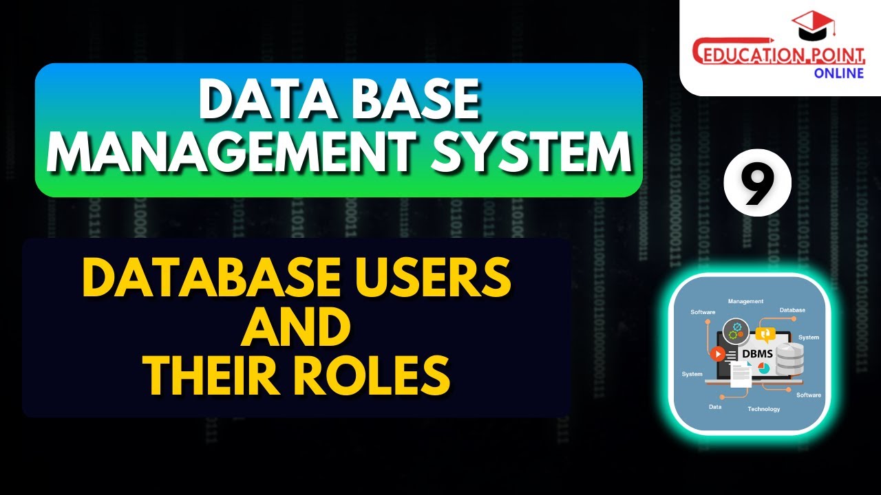 Database users and their roles | Data Base Management System - YouTube