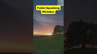 public speaking mistakes and solutions shorts shortsfeed motivation communication