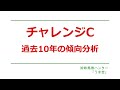 チャレンジC2025　過去10年の傾向分析