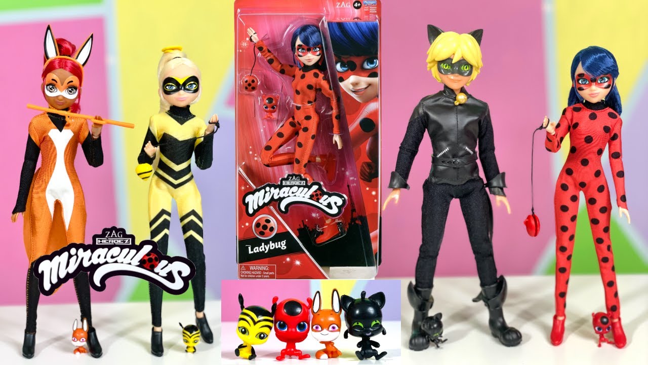 Miraculous Tales of Ladybug And Cat Noir Fashion Dolls Unboxing