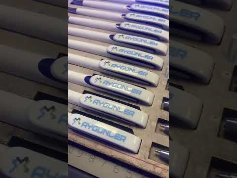 1082 Plastik Tükenmez Kalem baskı videosu