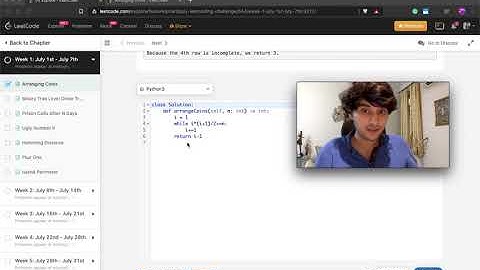 [Solution] Leetcode 441: Arranging Coins