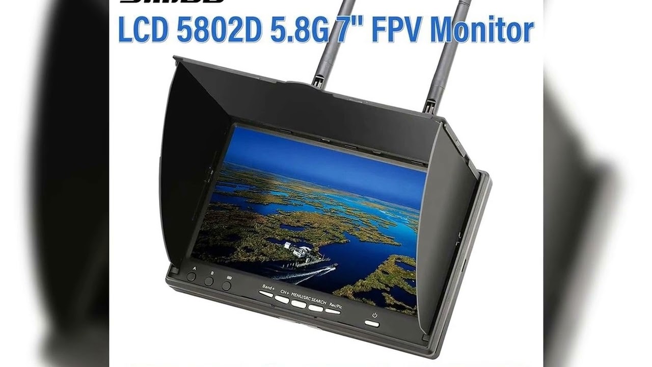 A must-have product! 9IMOD LCD5802D FPV Monitor with DVR 5.8G 40CH 7 Inch LCD Screen Monitor 800x4
