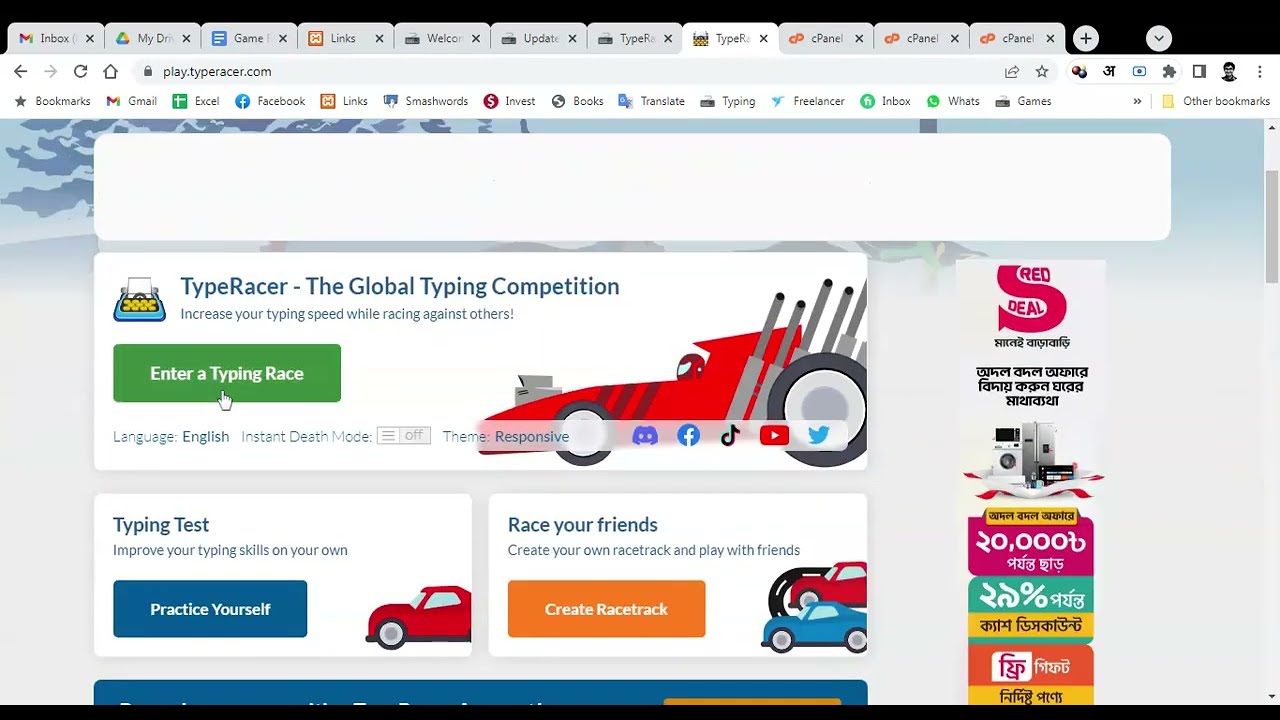 Typing Game: TypeRacer — How to play & Review