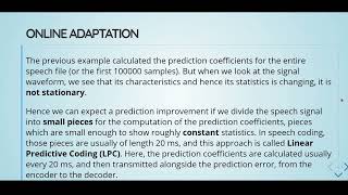ADSP -  14 Prediction - 08 Online Adaptation